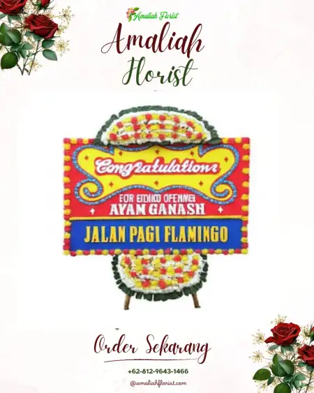 Sewa Papan Bunga Karet Semanggi