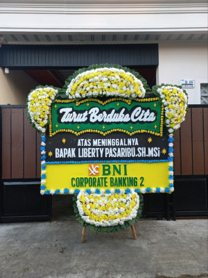 Papan Bunga Duka di Karet Semanggi