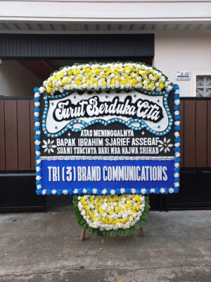 Papan Bunga Duka di Karet Semanggi